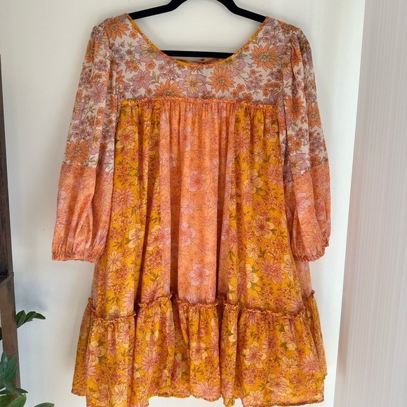 American Eagle Ruffled Tiered Mini Sundress - Picture 2 of 6